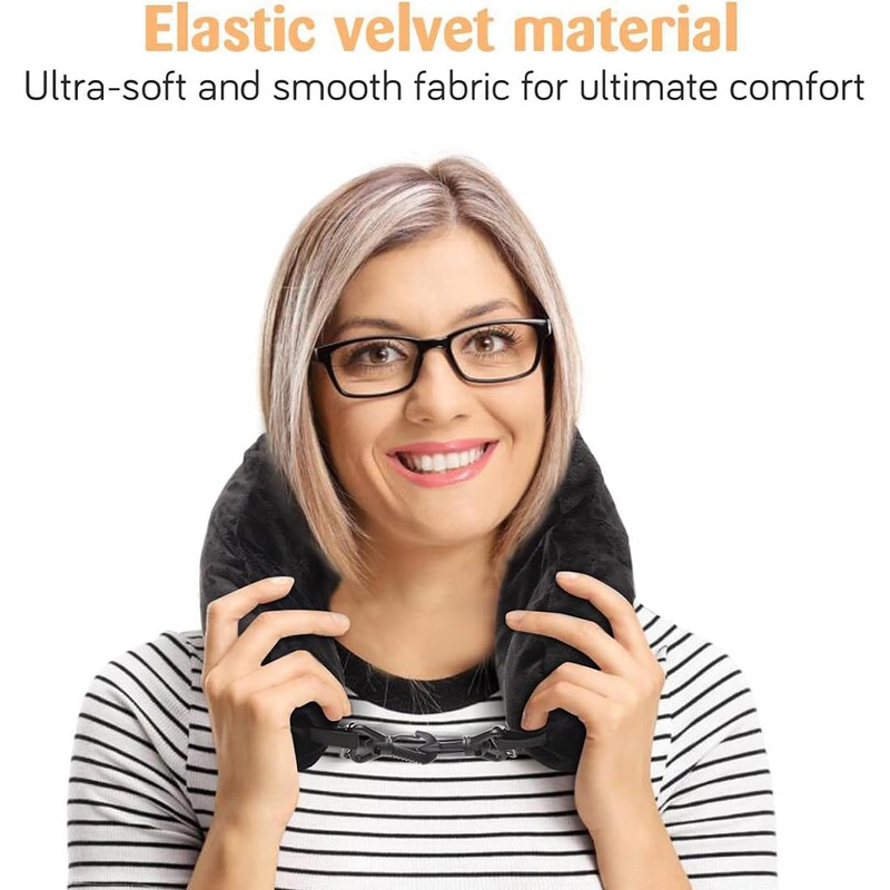 OUDQFCJ Inflatable Neck Pillow - U-shaped Neck Pillow with Adjustable