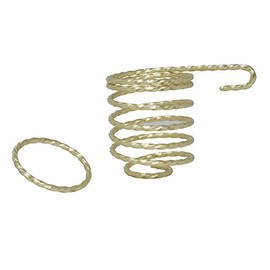 Fenix Lowrider Bicycle Bike Twisted Baseball Bat Holder, (Gold)