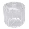 Cotton Swab Holder with Lid Clear Dust Proof Waterproof 3