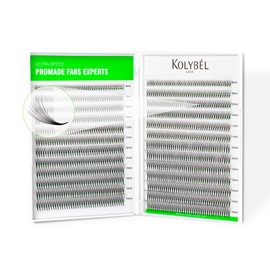 Premade Lash Fans 16D Narrow Promade Fans 8-15mm Mixed Premade Fans Lash Extensions 0.05 D Curl Premade Eyelash Fans Pointed Narrow Base Handmade Volume Premade Lash Extensions(16D-0.05D-8-15MM)