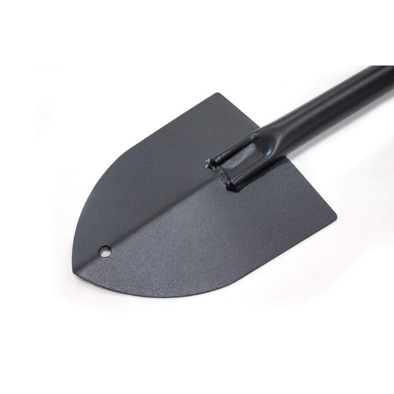 Bully Tools 14-Gauge Round Point Trunk Shovel w/Poly D-Grip Handle