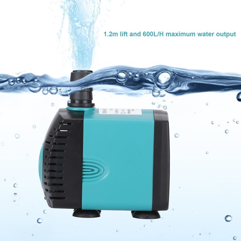 10W Submersible Pump 600L/H 1.2m Lift Low Noise Water Pump