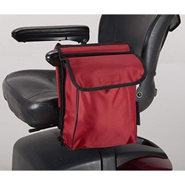 Ducksback Mobility Scooter/Wheelchair Pannier Bag with Wallet Versatile Storage Red