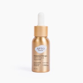 APTO Skincare Shimmer Drops with Turmeric & Niacinamide, Glow Serum, 2 fl. oz.