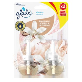 Glade Electric Twin Refill Vanilla Blossom Scented Oil Plugin 2x20ml