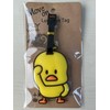 OZWOW Cute Yellow Duck Luggage Tag, Travel Bag Identifier, Durable