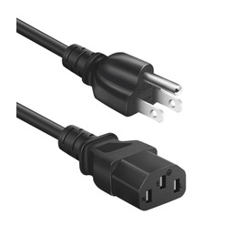 6 Ft AC Power Cord Compatible with Horizon Fitness Treadmills Ellipticals, Universal 3 Prong Power Cable Replacement