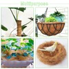 Natural Organic Coconut Husk Silk, Pure Coconut Shell Fiber Orchid