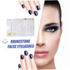 Baluue 12pairs White Faux Eyelashes of Lightweight Makeup Lashes for