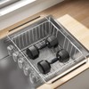 Fanbsy Dish Drying Rack in Sink, Extendable Stainless Steel Dish