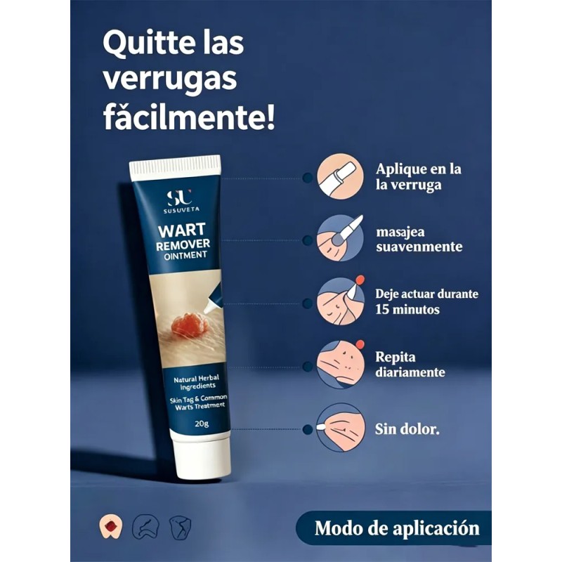 Crema Quitar Verrugas Genitales Efectiva 20g