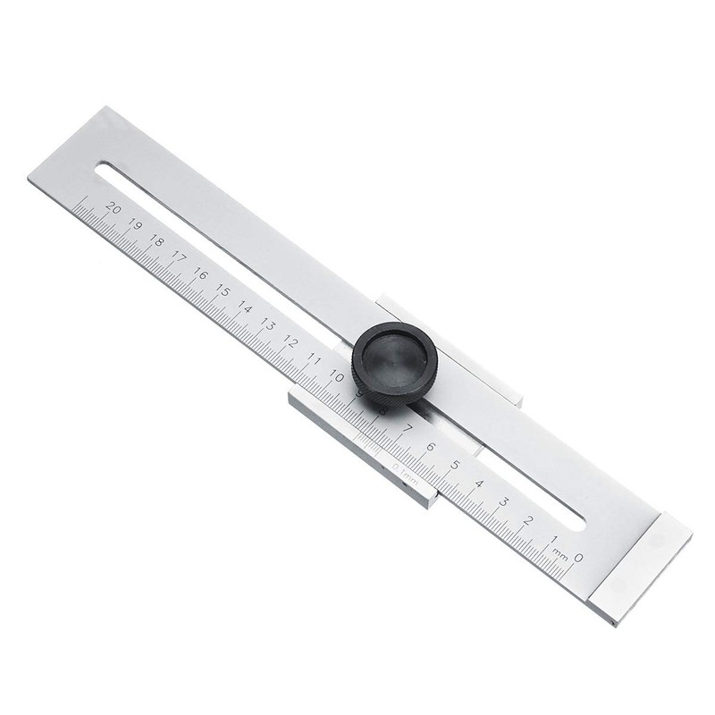 CarAngels Carpentry Ruler Gauge Sliding Scoya Carpenter Measuring and Marking