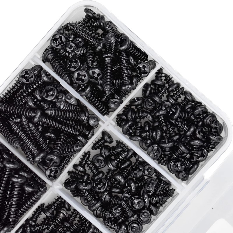 450 Pieces Self-Tapping Screws Set M3 Countersunk Flat Head Screw