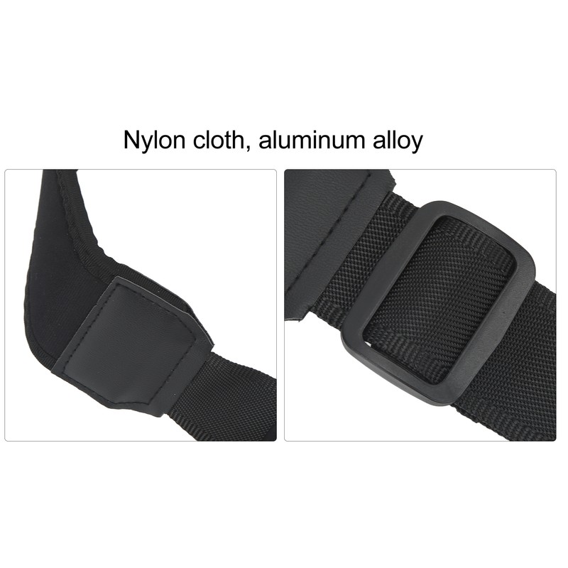 Drone Controller Lanyard Nylon Cloth Aluminum Alloy Black Shoulder Use