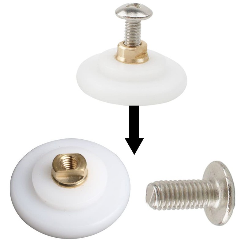 IUDWCG - 8 Pcs Shower Door Rollers - Shower Cubicle