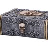 Nemesis Now Grimoire Treasure Box 11cm, Resin, Grey, Skull Book