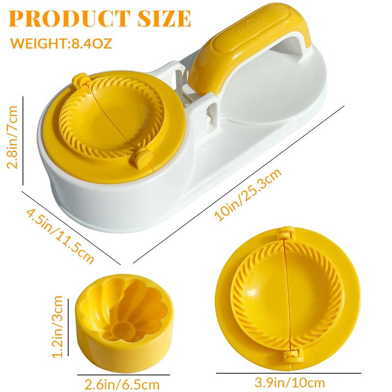 3 In 1 Dumpling Maker Press Kitchen Empanada Maker Press