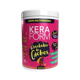 Skafe - Linha Keraform (Multifuncional) - Creme Revelador de Cachos 1 Kg - (Keraform (Multifuncional) Collection - Curl Reveal Cream Net 32.27 Oz)