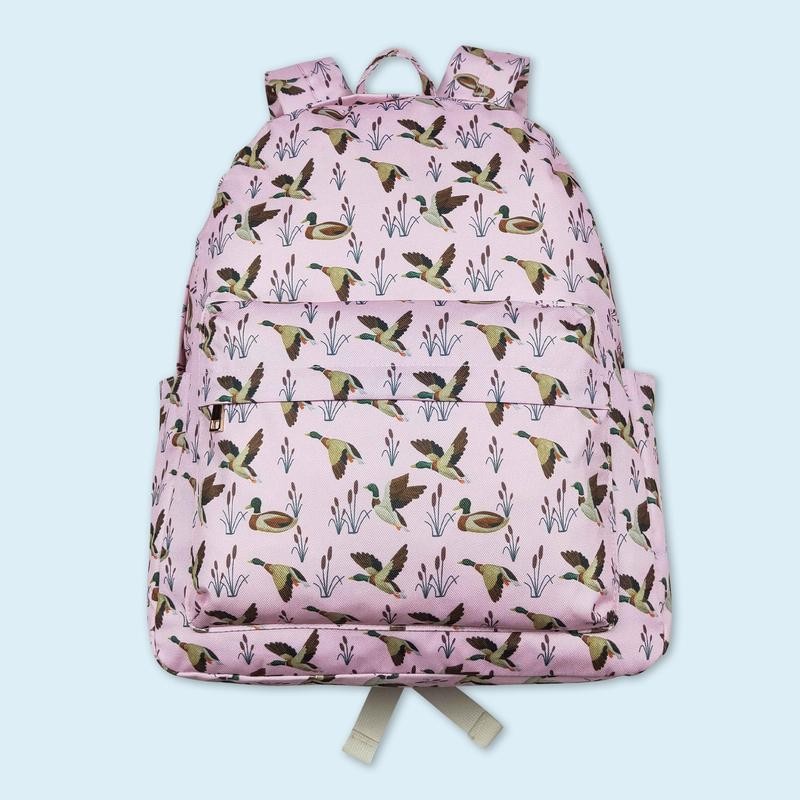 Duck camo kids boys hunting backpack back to school backpack:_F