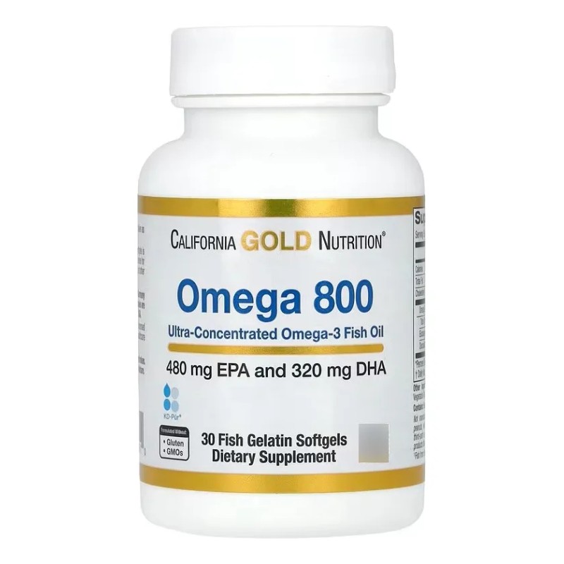 Aceite de pescado de grado farmacéutico Omega 800 1000 mg