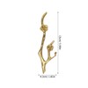 Uonlytech Gold Twig Pulls Brass Cabinet Pull Handle Flower Branch