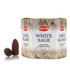 Backflow Incense Cones (White Sage) Total 40 Cones - Hem