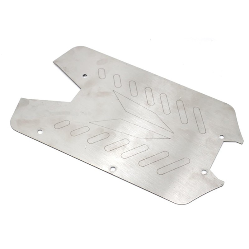 Steel Chassis Armor Front Rear Protector Skid Plate for Arrma