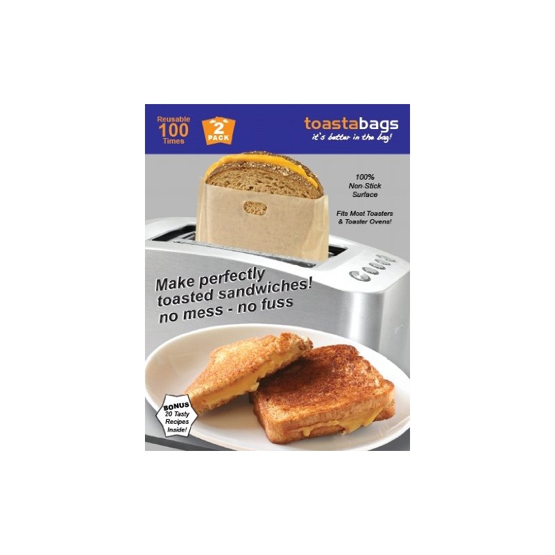 Reusable 100 use toastabags Gold Twin Pack