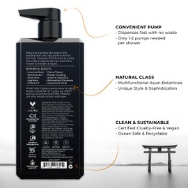 BLACKWOOD FOR MEN Active Man Daily Shampoo - Men's Vegan Natural Thickening & Clarifying Shampoo for Normal to Oily Hair or Scalp - Fights Hair Loss - Sulfate Free with Ginseng & Aloe Vera (17oz)