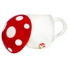 Streamline Imagined Ceramic Mushroom Mug with Lid