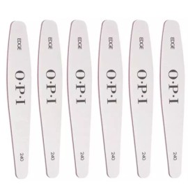 OPI Edge White 240 Cushioned Board File LOT 6PCS