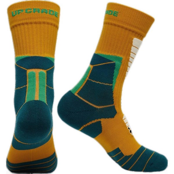 UGUPGRADE Professional Basketball Crew Socks with Cushioned Bottom, Anti-slip, Moisture-wicking
