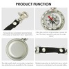 Compass Keychain | Portable Hiking Compass | Hiking Survival Small