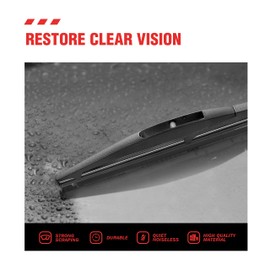 3 Front Windshield Wipers Wiper Blades Replacement for Honda Pilot 2008 2007 2006 2005 2004 2003 All-season Wiper Blades for My Car-24"/21"/14" (Set of 3) U/J Hook