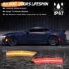 Aexploer 4PCS LED Side Marker Lights Compatible with Mustang S650