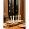 Txcigech 10PCS Christmas LED Window Candles with Timer, Flameless Candle