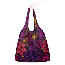 Nanobag - Bolsa de mano ultraligera de tamaño extragrande para mujeres y hombres, bolsa de comestibles reutilizable resistente, bolsa de compras plegable, bolsa de tela plegable con asas, bolsa de