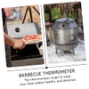 PRETYZOOM Termómetro de Horno para Barbacoa de Acero Inoxidable Medición