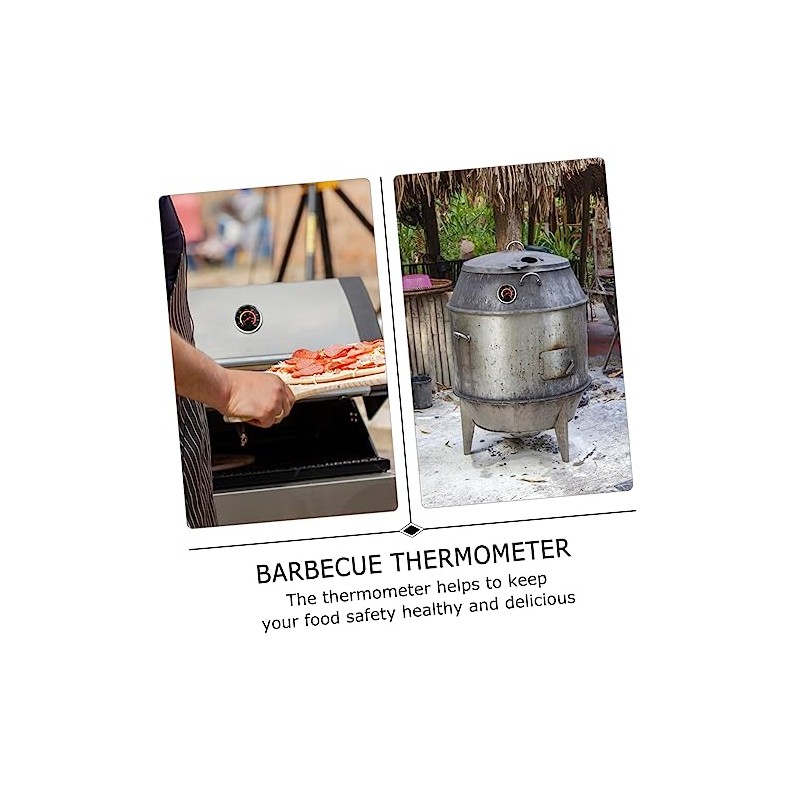 PRETYZOOM Termómetro de Horno para Barbacoa de Acero Inoxidable Medición