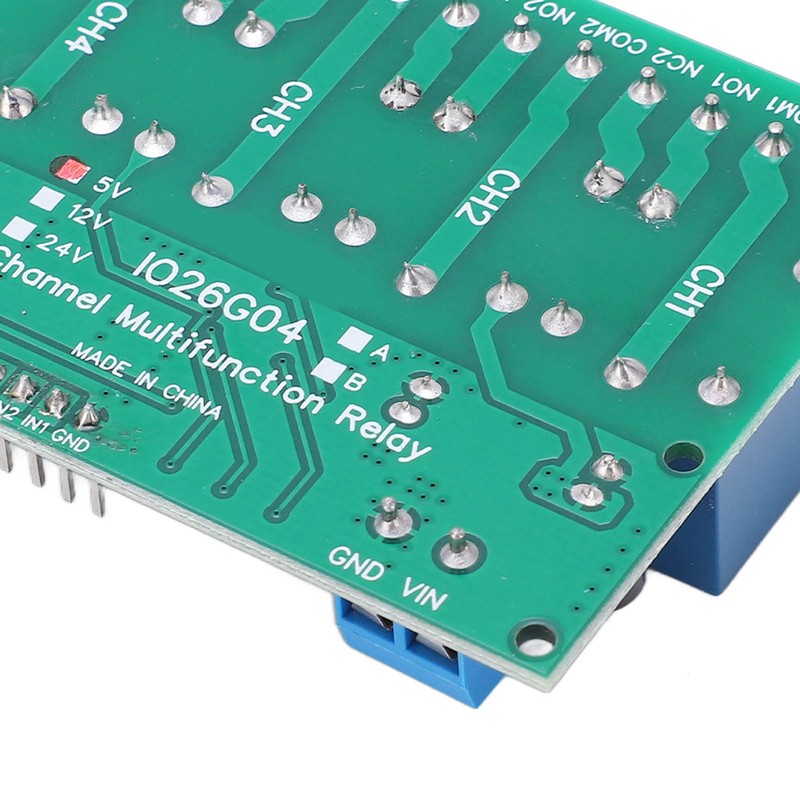 Relay Module DIP 4 Channel Control Board Switch Controller DC