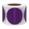 Hycodest 2" Certificate Paper Reward Stickers Embossing Labels with Serrated