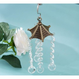 DMtse Feng Shui Chandelier Wind Chimes Crystal Ball Hanging Suncatcher Pendant Hanger for Window Curtains Home Garden Decoration DIY Ornament Gifts