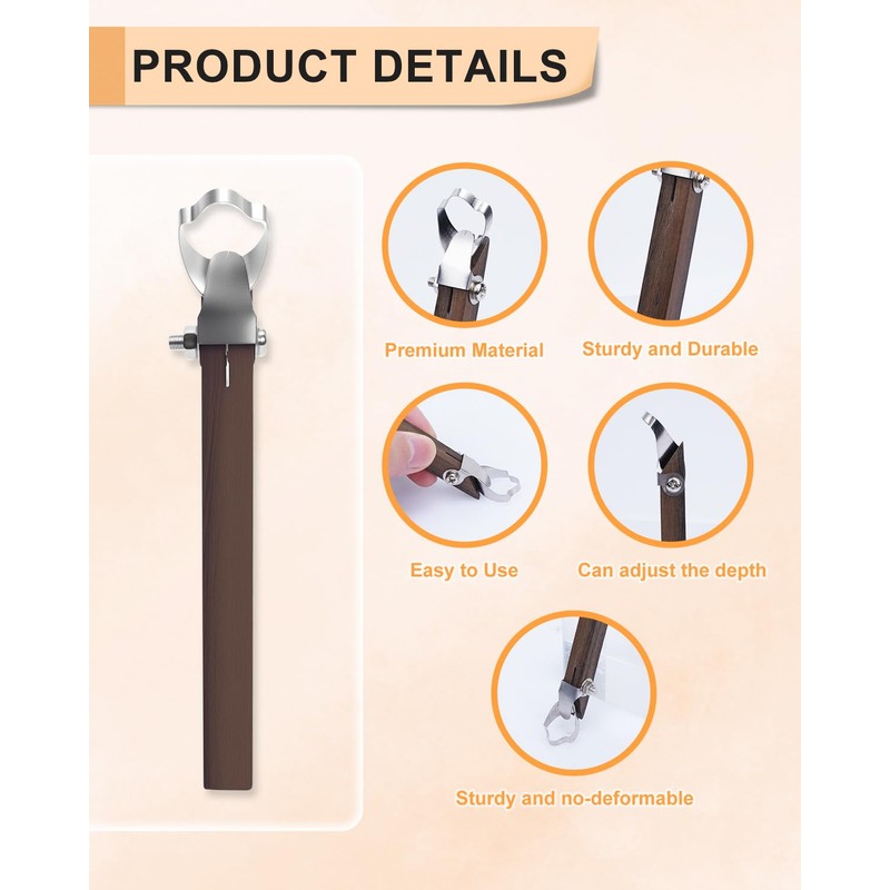 eZAKKA Mug Handle Carving Tool, Pottery Handle Making Tools Set