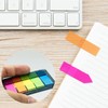400pcs Neon Index Tabs, 5 Bright Colors Translucent Index Flags