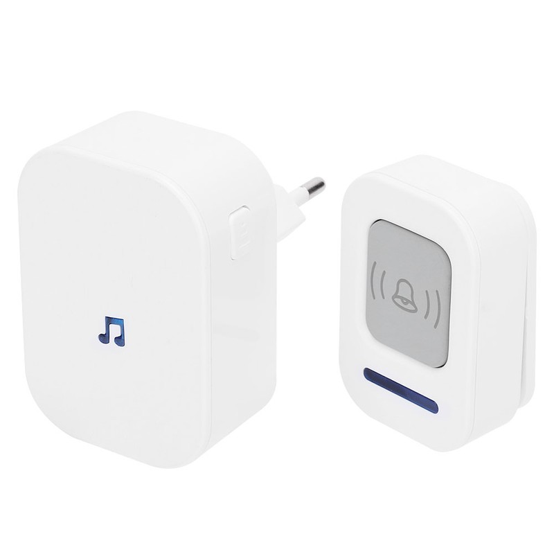 Wireless Smart Doorbell Remote 918.6ft Range Waterproof Door Chimes