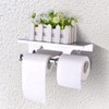 Wall Mounted SUS 304 Stainless Steel Double Roll Toilet Paper