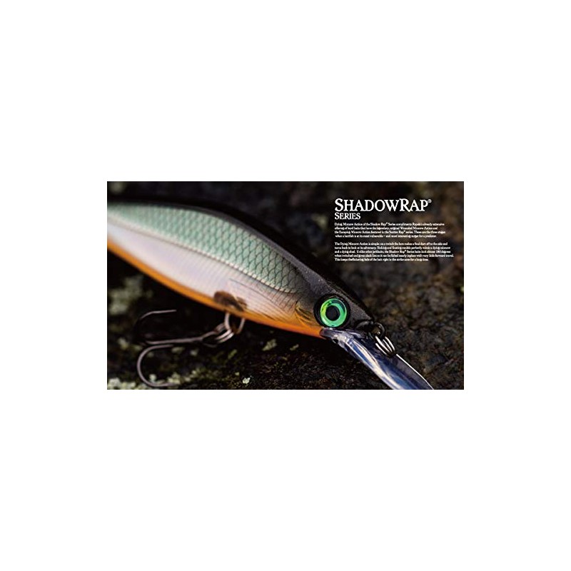 Rapala Shadow Rap Lure with Two No. 8 Hooks, 0.7
