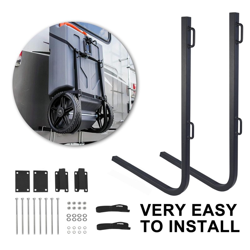 RV Bumper Rack,Bumper Mount Tote Tank Holder,RV Bumper Support Bracket
