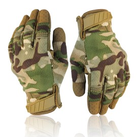 DUFFOBAN Knuckle Tactical Gloves Touch Screen Soft Bomb Work Protection Gloves Motorcycle Riding Tactical Outdoor Work Hunting Gloves