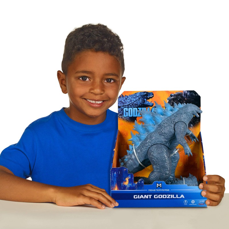 Godzilla vs Kong 11" Giant Godzilla Figure, Multi, (35560E4-04)